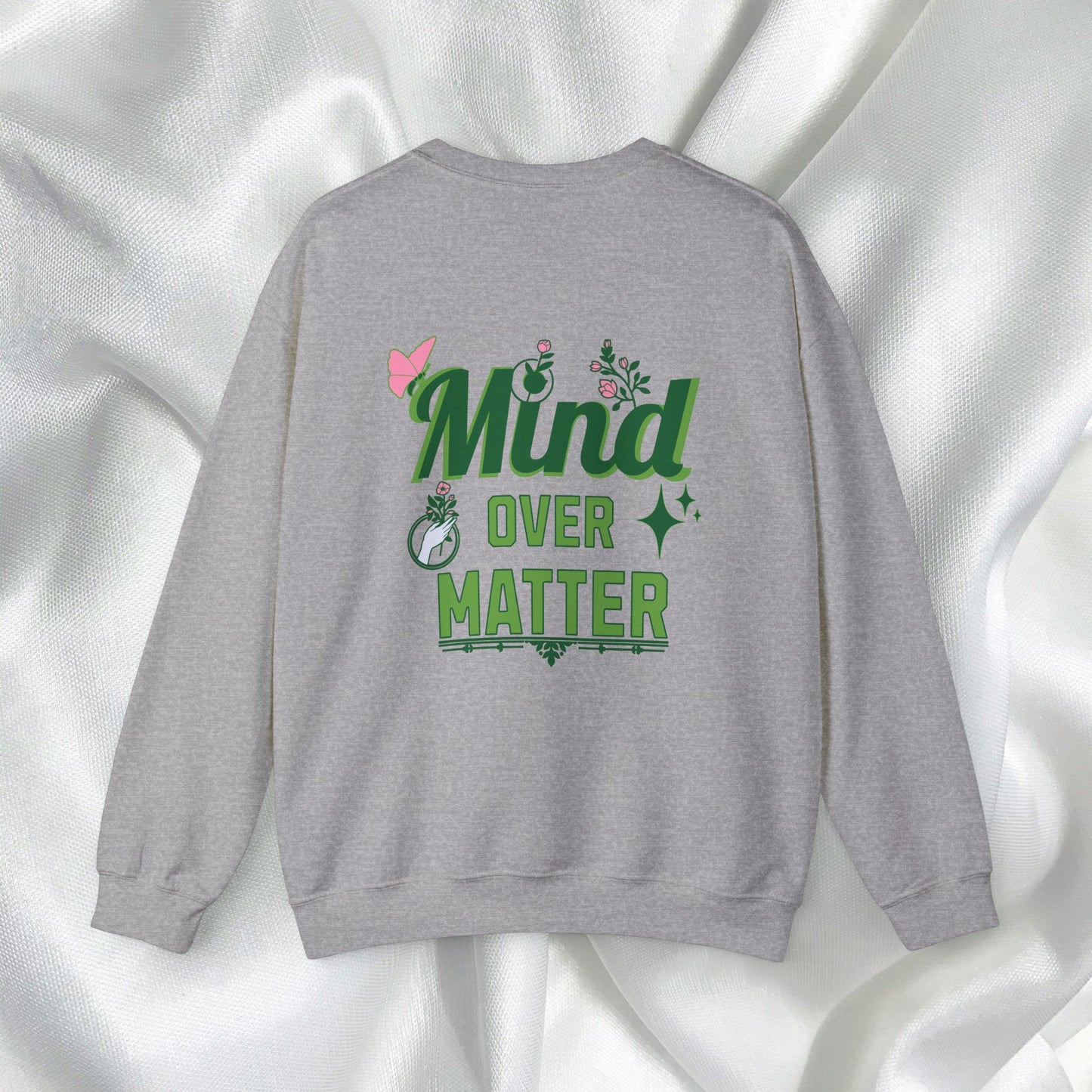 Mind Over Matter Unisex Heavy Blend™ Crewneck Sweatshirt - Motivational Cozy Apparel