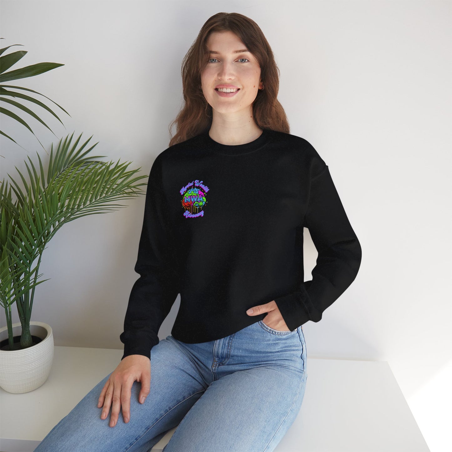 Strength In Vulnerability Unisex Crewneck Sweatshirt Meme Style - Embrace Vulnerability