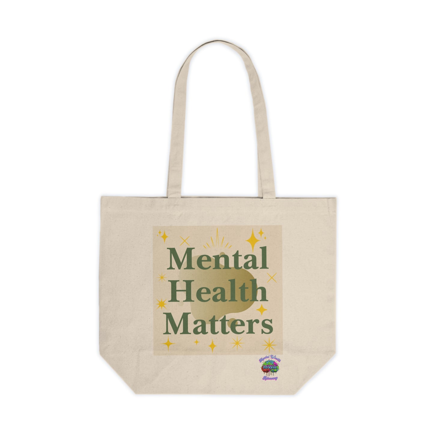 Mental Health Matters Tote Bag – Canvas Advocacy Edition
