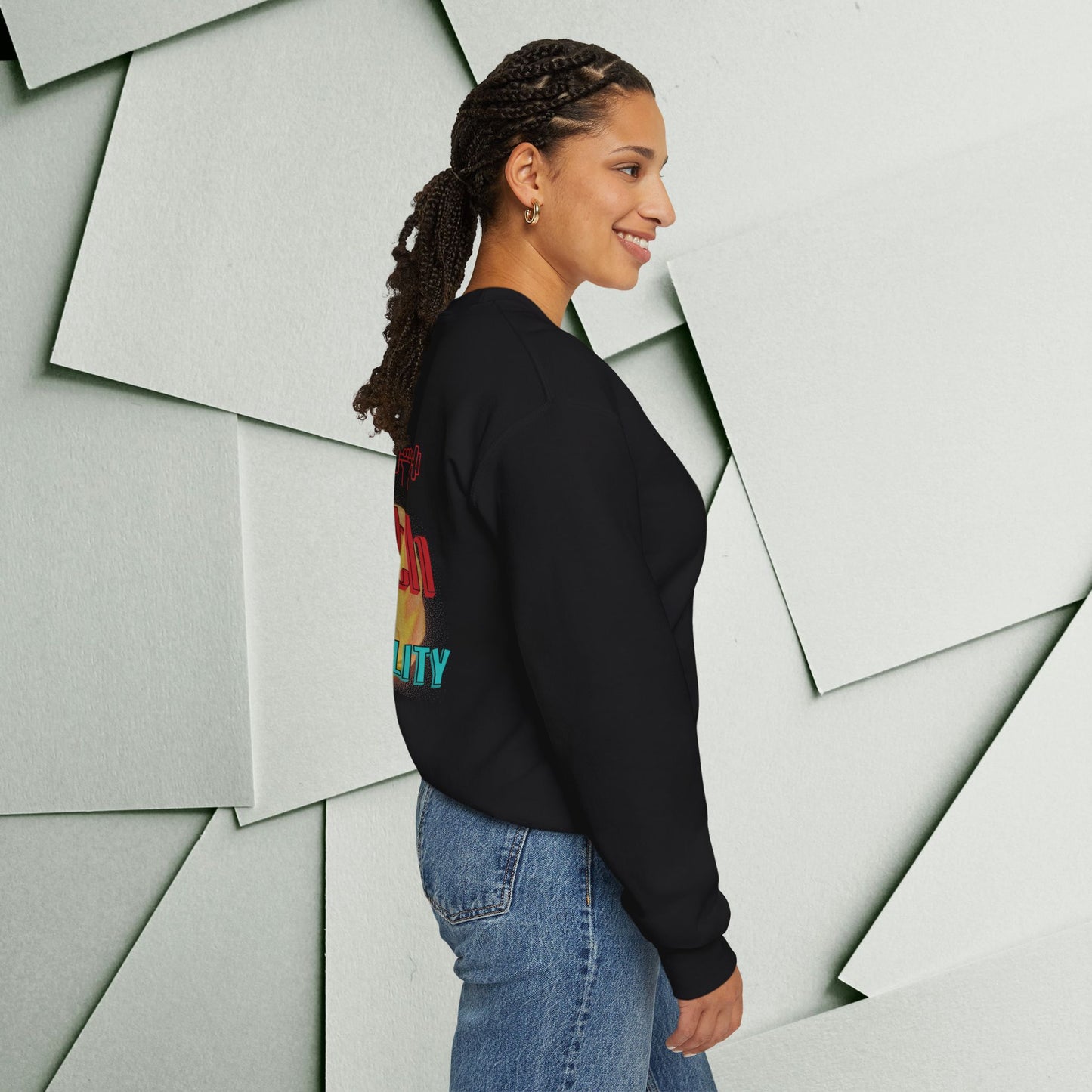 Strength In Vulnerability Unisex Crewneck Sweatshirt Meme Style - Embrace Vulnerability