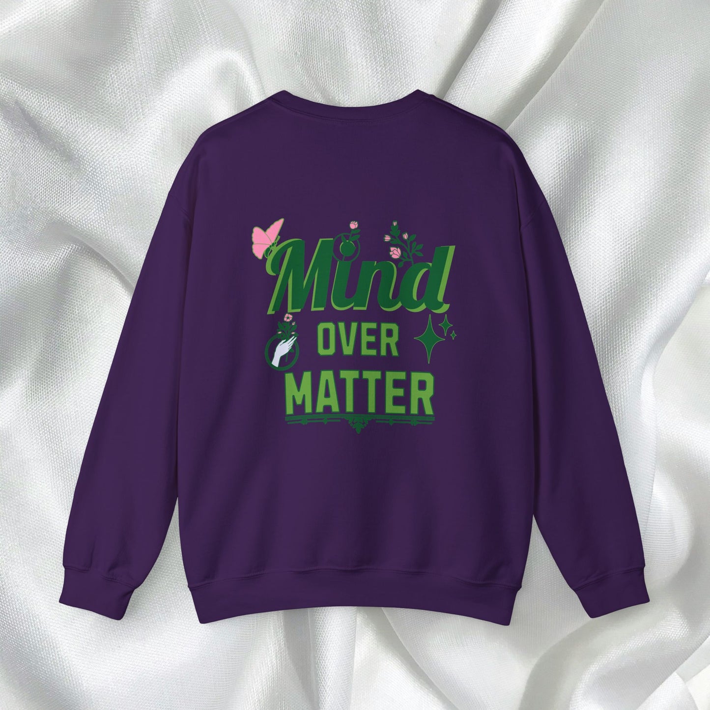 Mind Over Matter Unisex Heavy Blend™ Crewneck Sweatshirt - Motivational Cozy Apparel