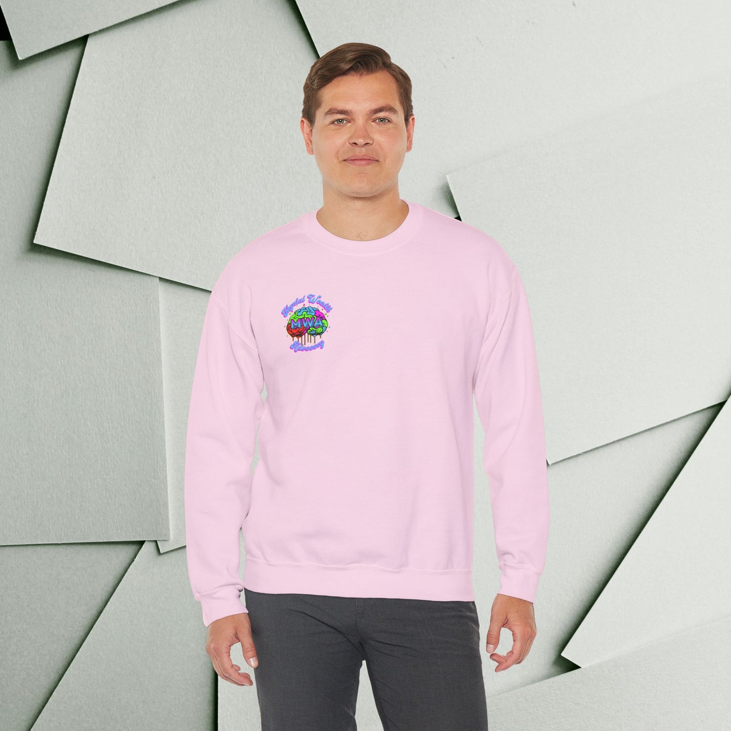 Mind Over Matter Unisex Heavy Blend™ Crewneck Sweatshirt - Motivational Cozy Apparel