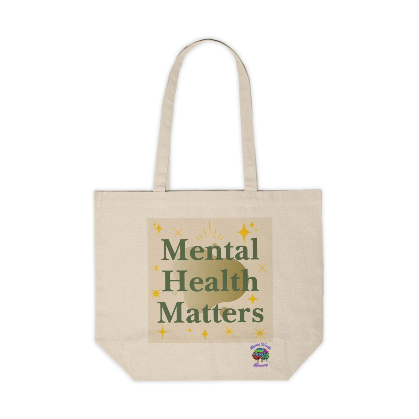 Mental Health Matters Tote Bag – Canvas Advocacy Edition