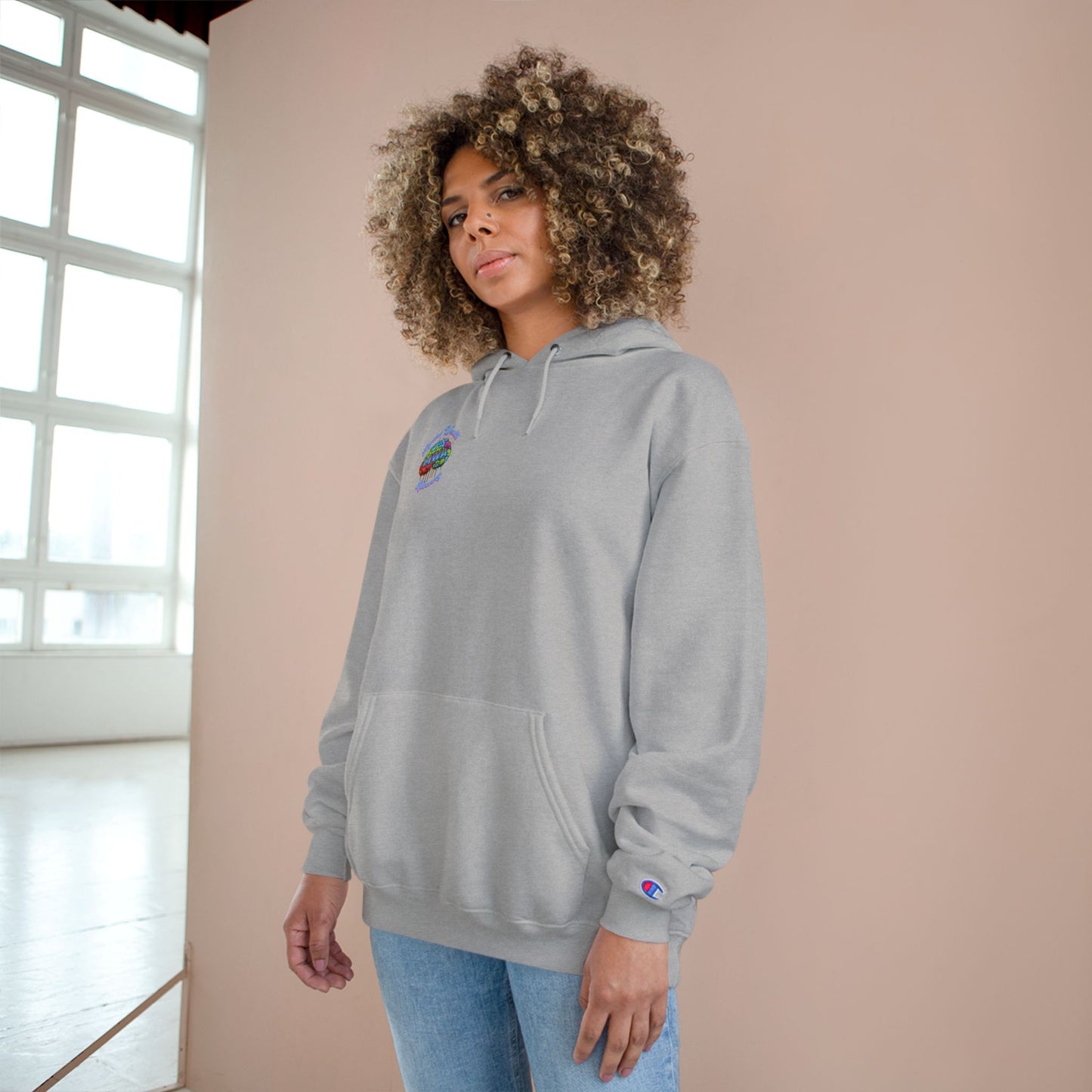 Mind Over Matter Champion Hoodie - Motivational Black Hoodie