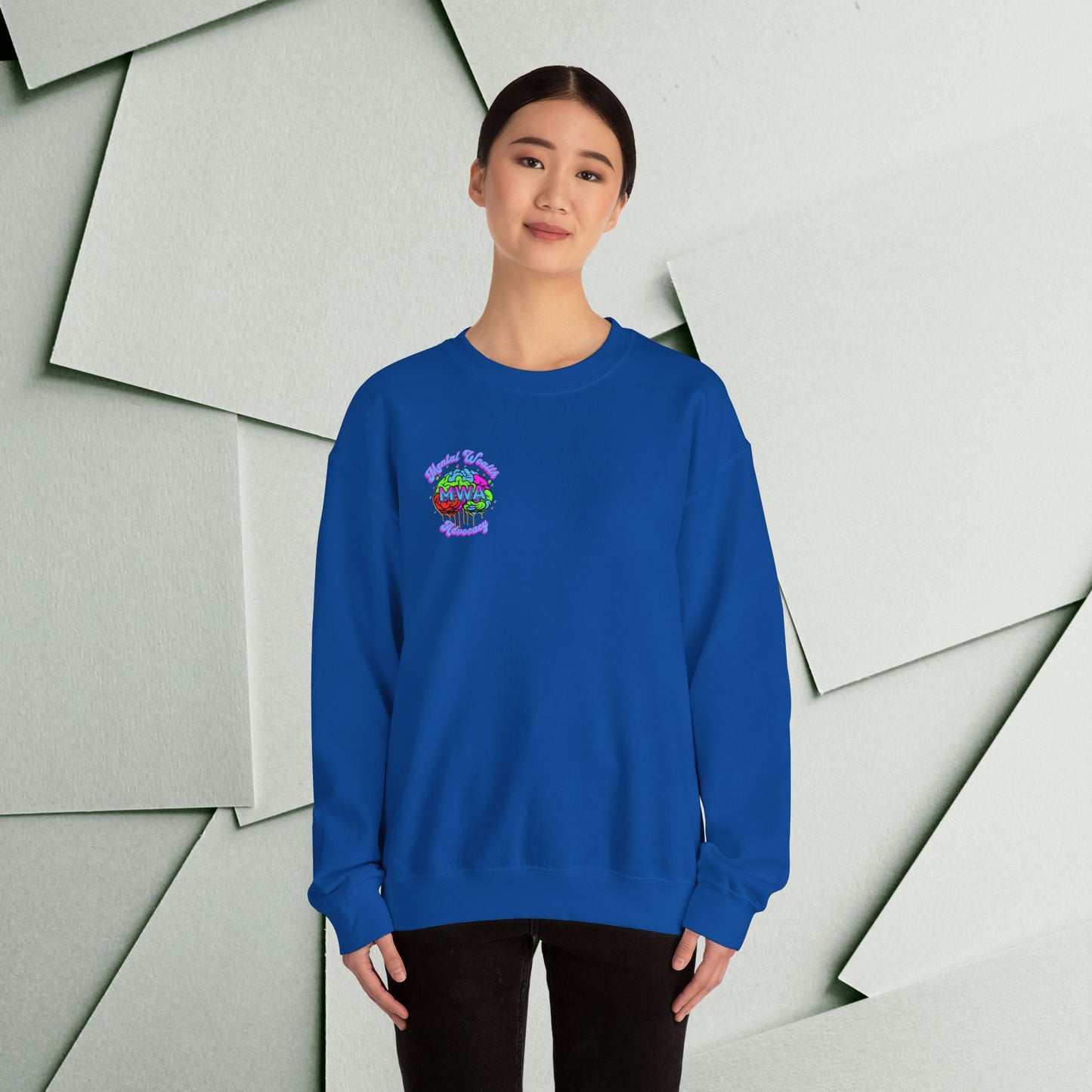 Mind Over Matter Unisex Heavy Blend™ Crewneck Sweatshirt - Motivational Cozy Apparel