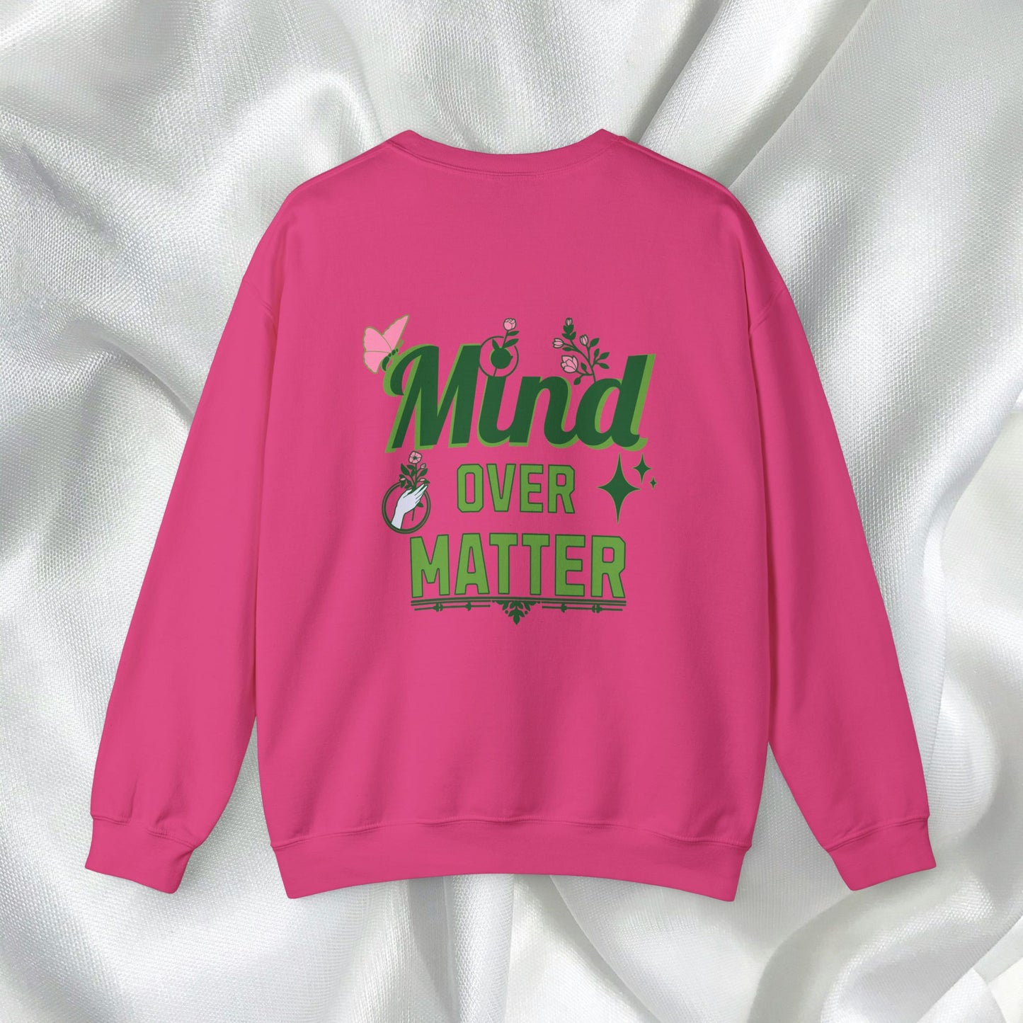 Mind Over Matter Unisex Heavy Blend™ Crewneck Sweatshirt - Motivational Cozy Apparel