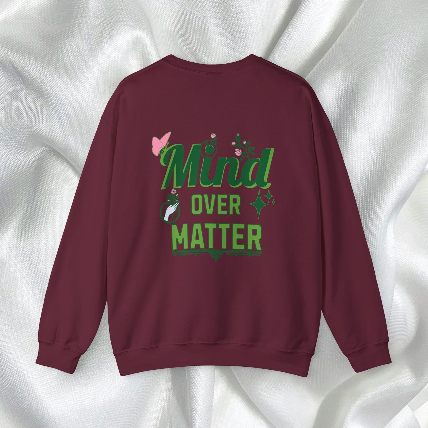 Mind Over Matter Unisex Heavy Blend™ Crewneck Sweatshirt - Motivational Cozy Apparel