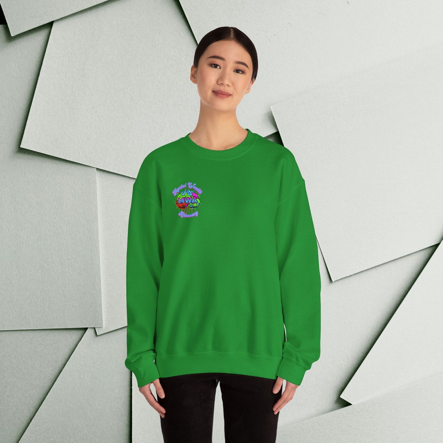 Mind Over Matter Unisex Heavy Blend™ Crewneck Sweatshirt - Motivational Cozy Apparel