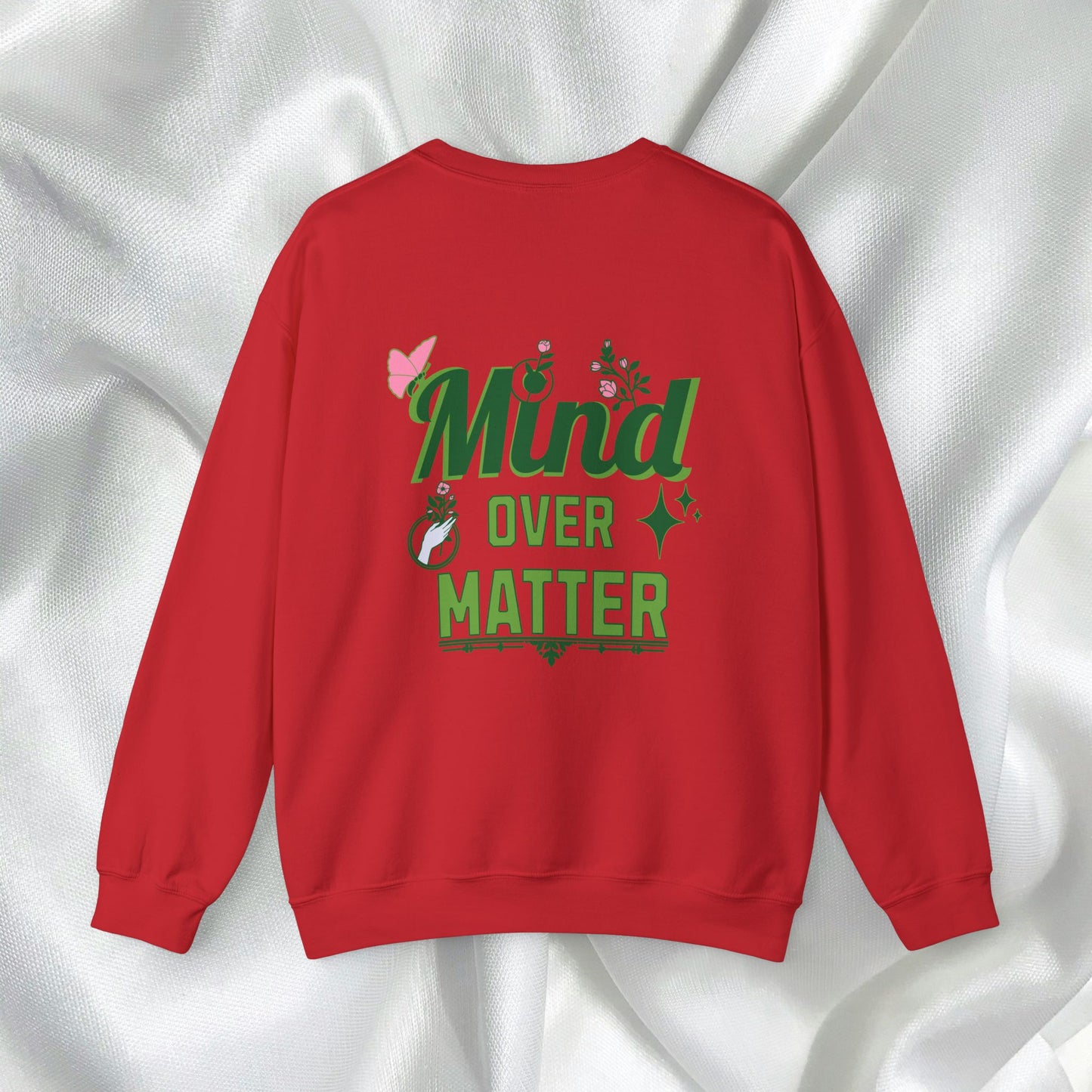 Mind Over Matter Unisex Heavy Blend™ Crewneck Sweatshirt - Motivational Cozy Apparel