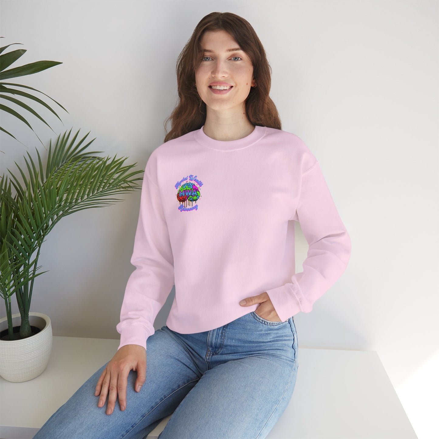 Mind Over Matter Unisex Heavy Blend™ Crewneck Sweatshirt - Motivational Cozy Apparel