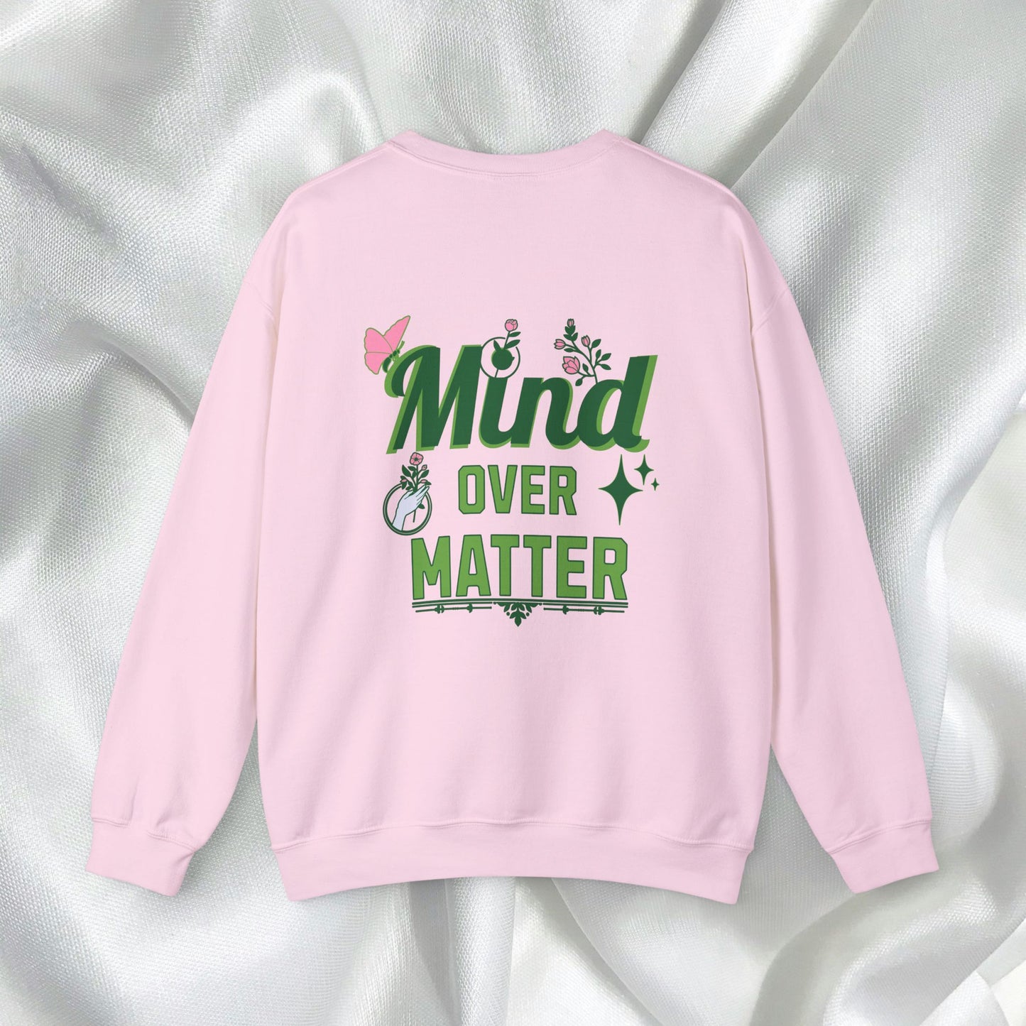 Mind Over Matter Unisex Heavy Blend™ Crewneck Sweatshirt - Motivational Cozy Apparel
