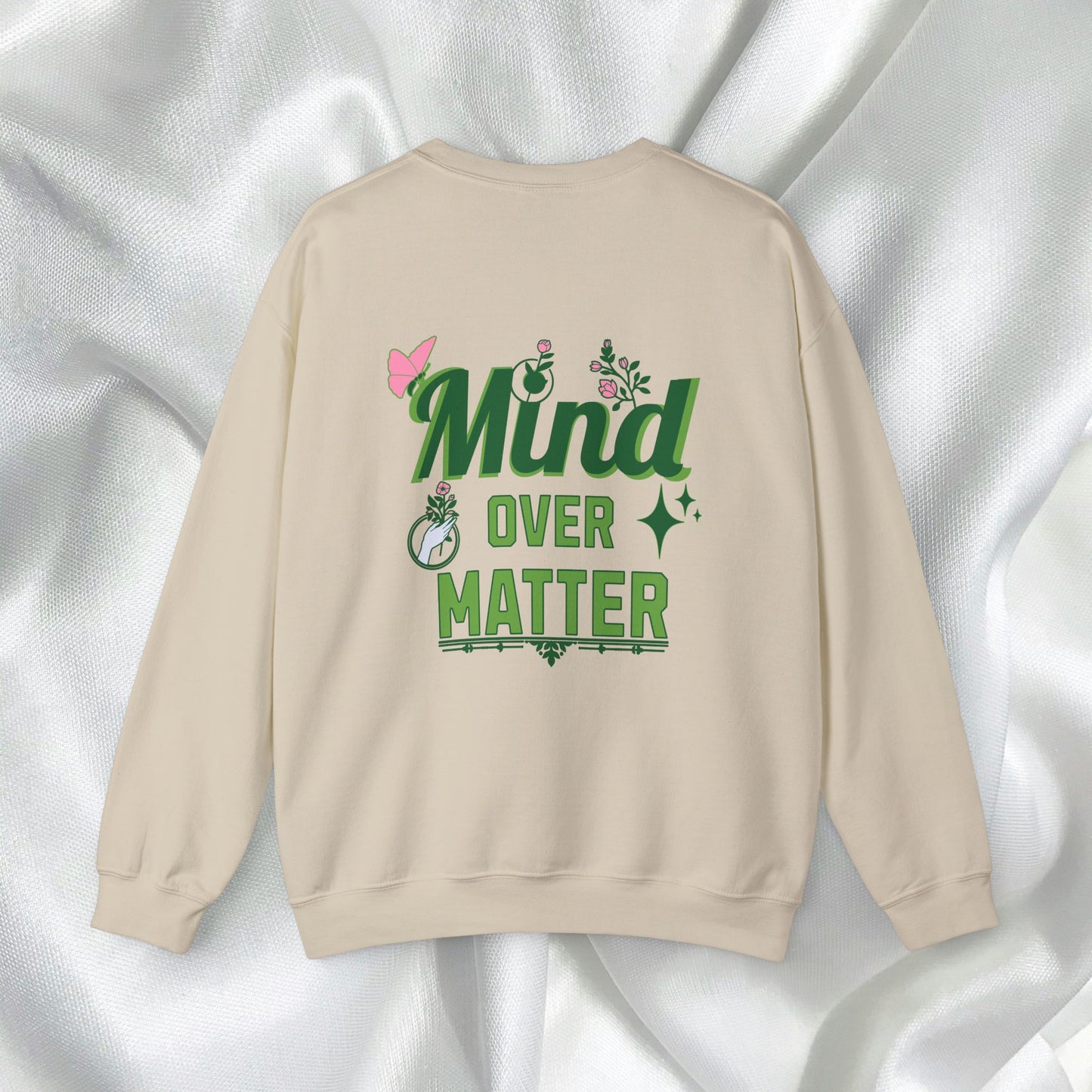 Mind Over Matter Unisex Heavy Blend™ Crewneck Sweatshirt - Motivational Cozy Apparel