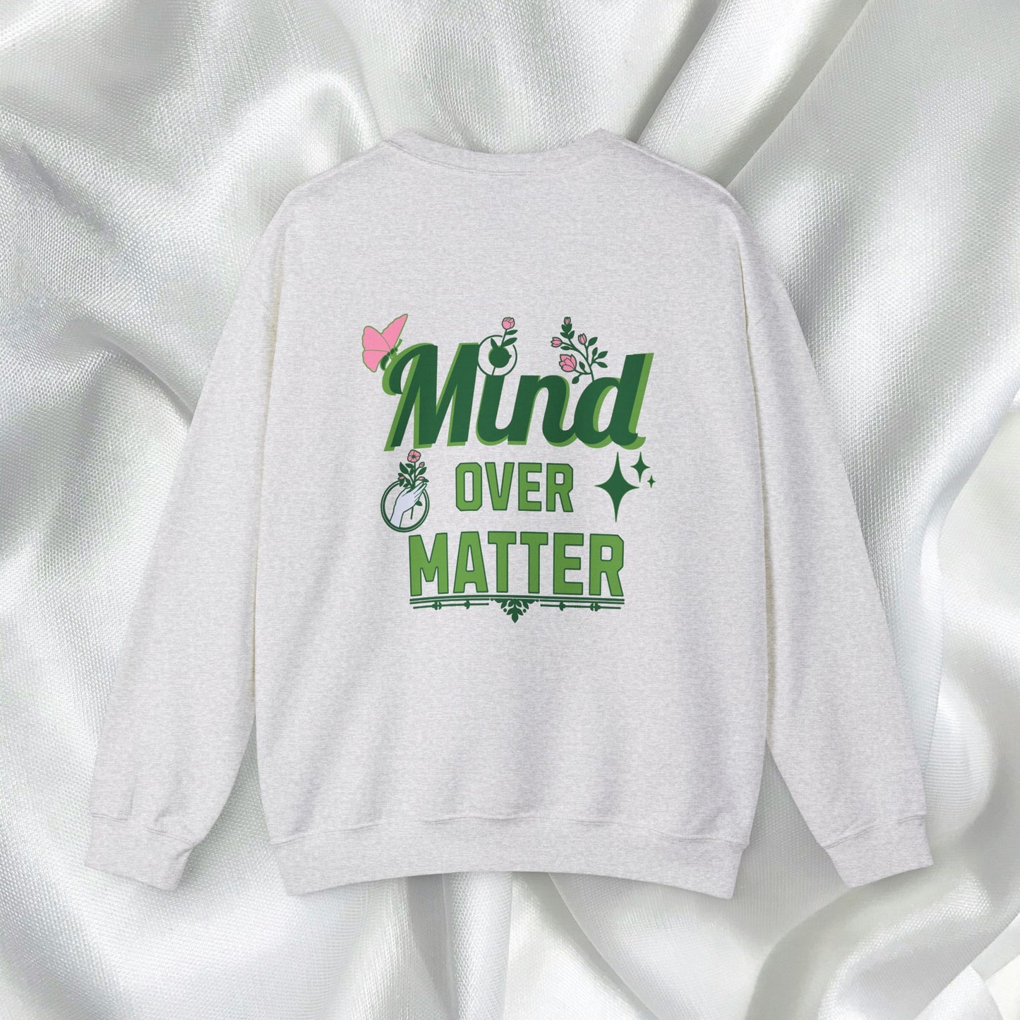 Mind Over Matter Unisex Heavy Blend™ Crewneck Sweatshirt - Motivational Cozy Apparel