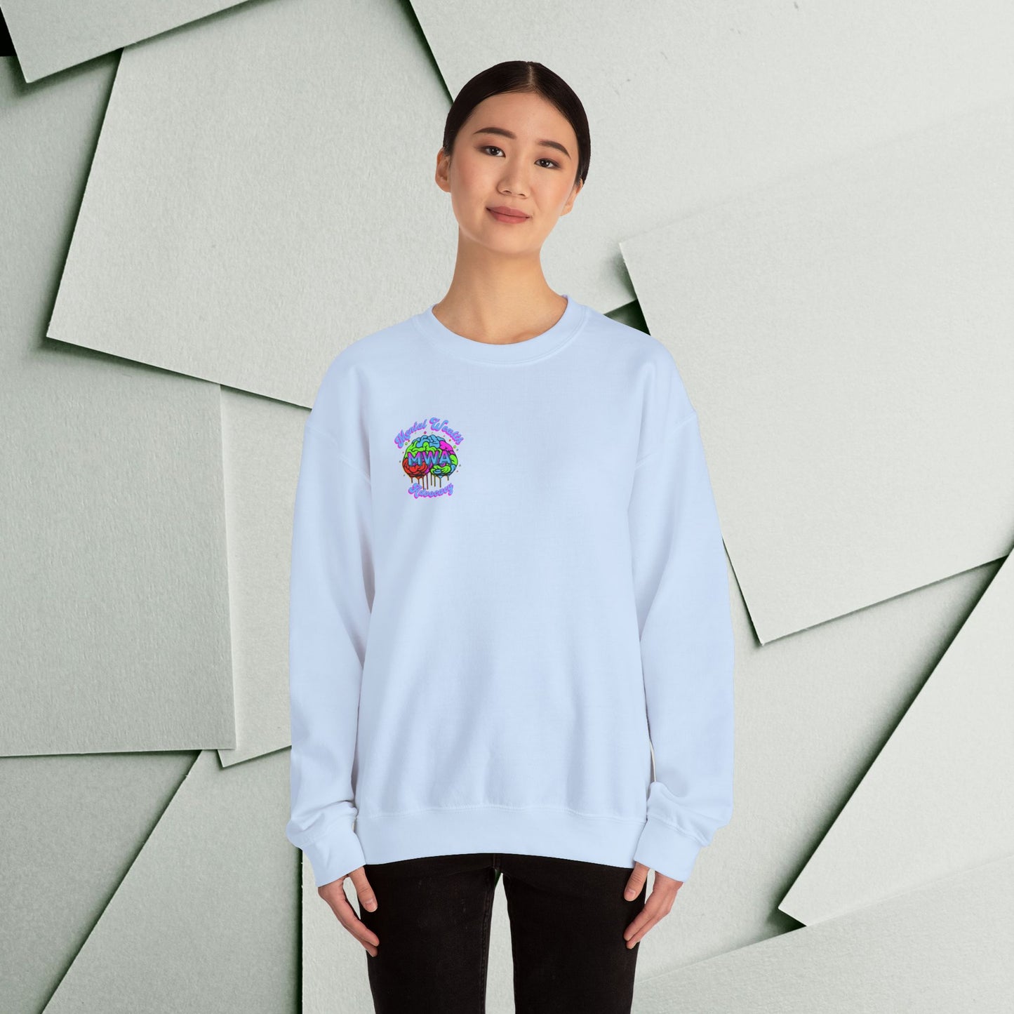 Mind Over Matter Unisex Heavy Blend™ Crewneck Sweatshirt - Motivational Cozy Apparel