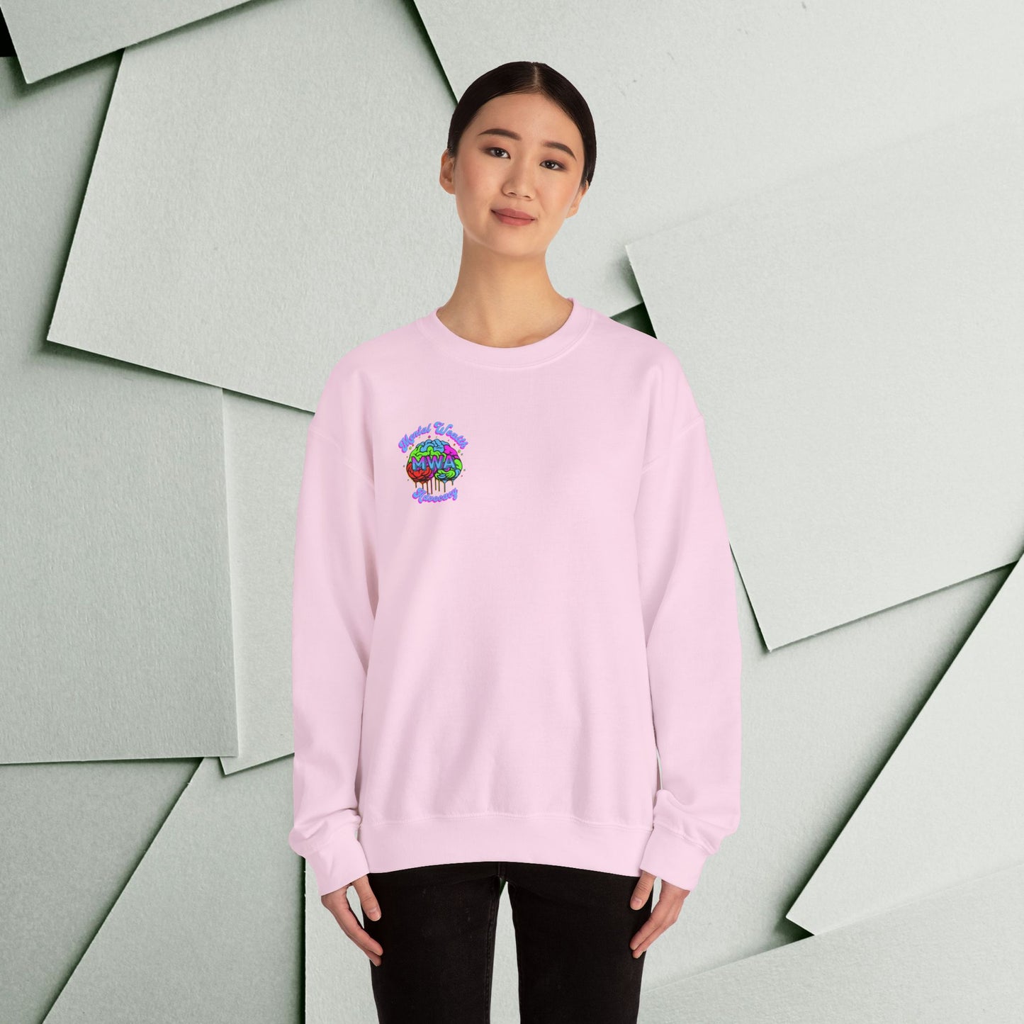 Mind Over Matter Unisex Heavy Blend™ Crewneck Sweatshirt - Motivational Cozy Apparel