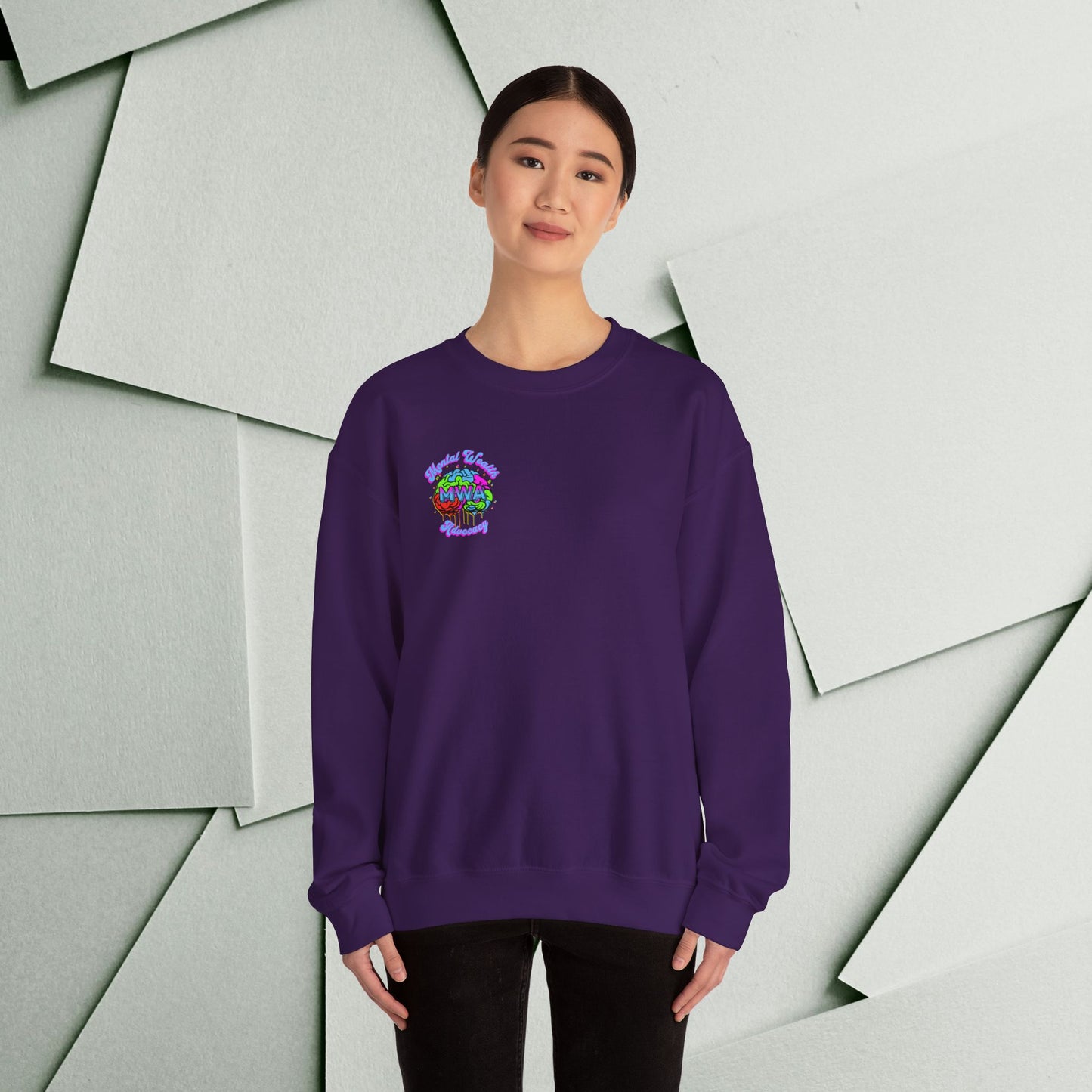 Mind Over Matter Unisex Heavy Blend™ Crewneck Sweatshirt - Motivational Cozy Apparel