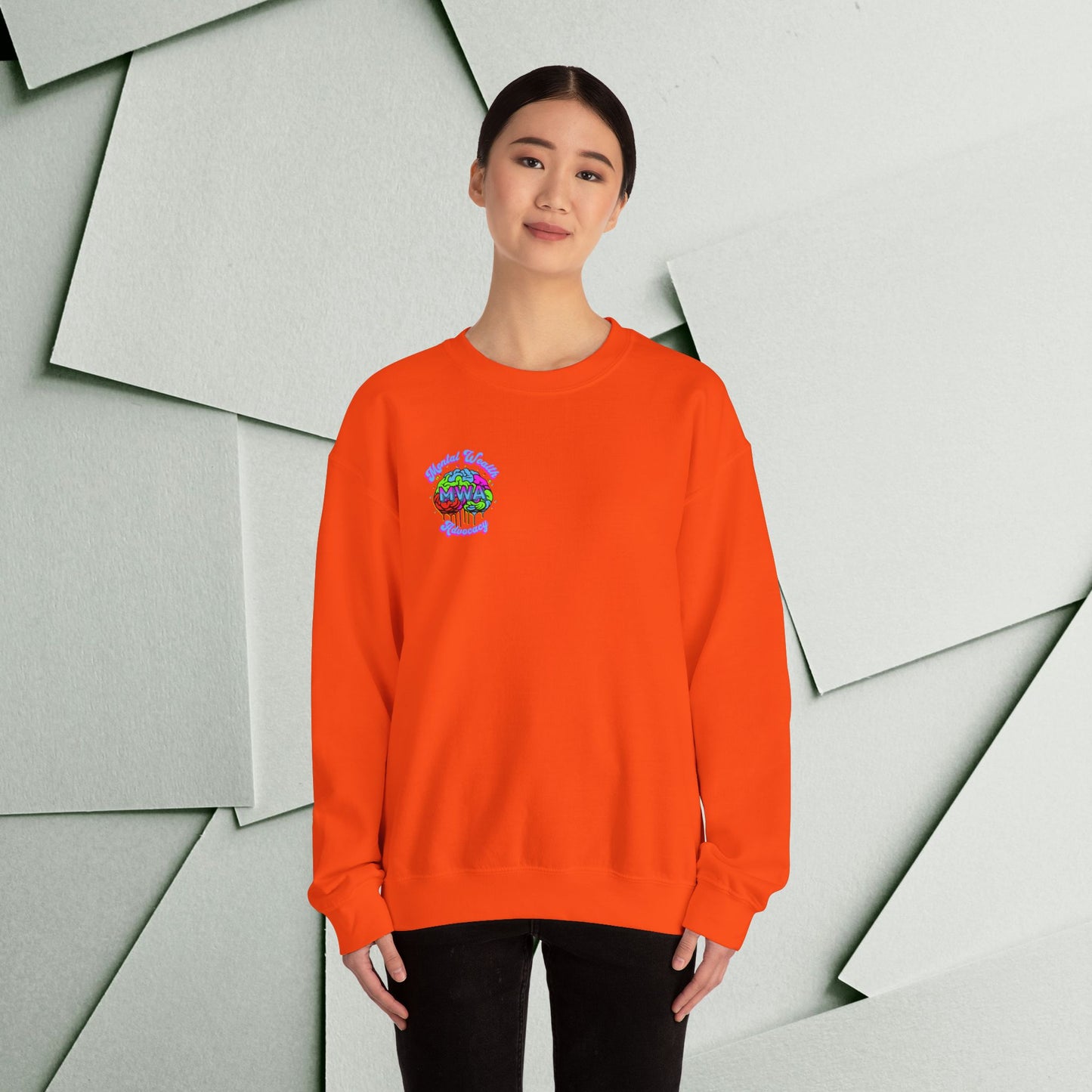 Mind Over Matter Unisex Heavy Blend™ Crewneck Sweatshirt - Motivational Cozy Apparel