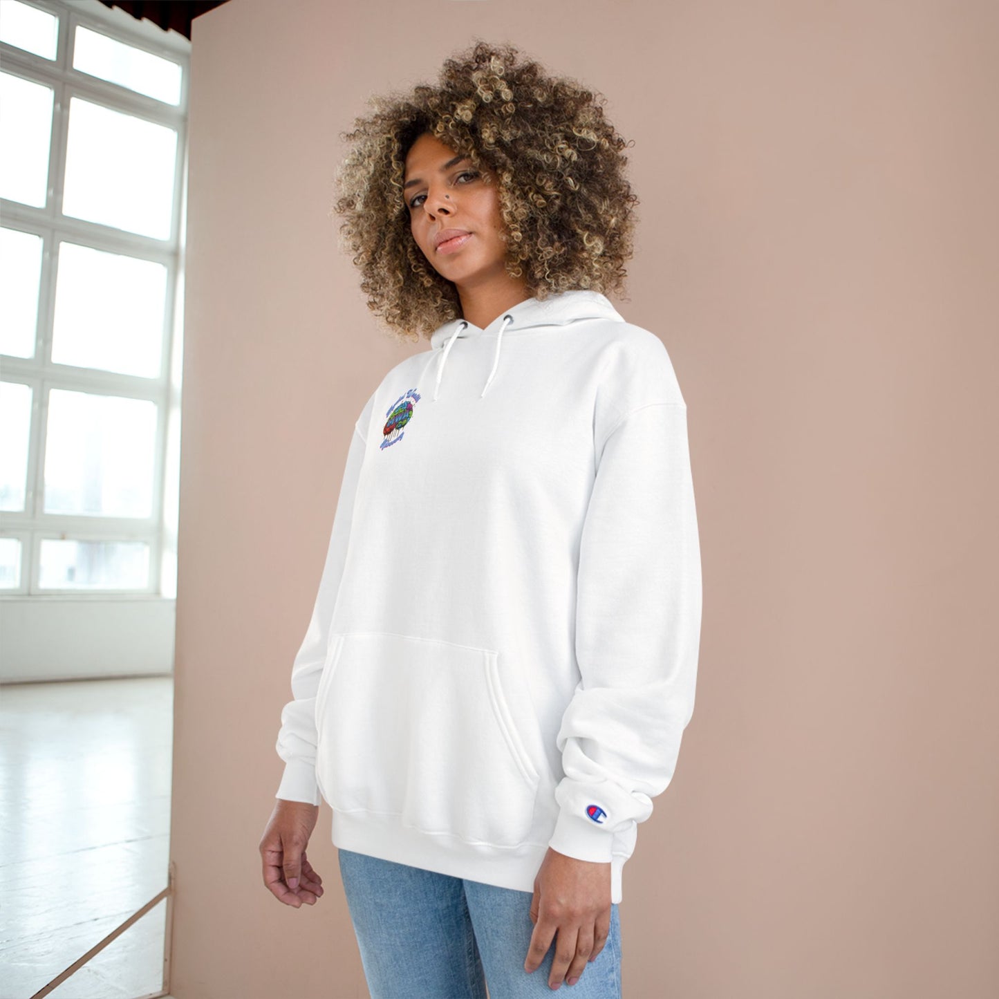 Mind Over Matter Champion Hoodie - Motivational Black Hoodie