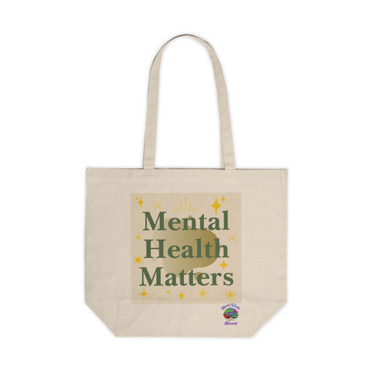 Mental Health Matters Tote Bag – Canvas Advocacy Edition