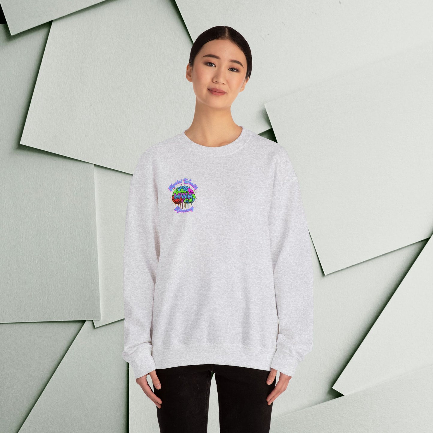 Mind Over Matter Unisex Heavy Blend™ Crewneck Sweatshirt - Motivational Cozy Apparel