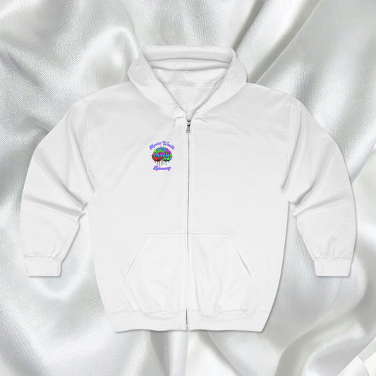 Mind Over Matter Full Zip Hoodie – Mental Health Apparel Canada