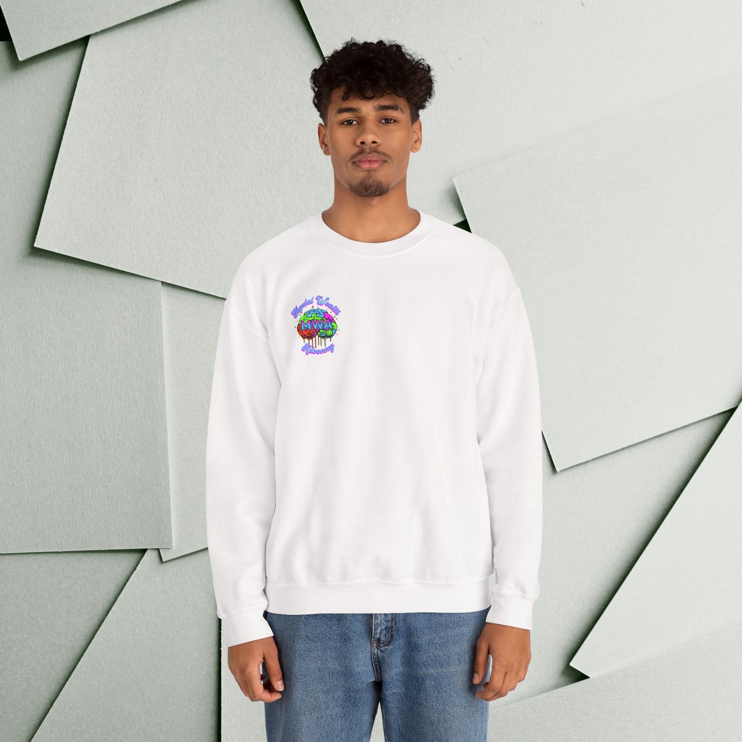 Mind Over Matter Unisex Heavy Blend™ Crewneck Sweatshirt - Motivational Cozy Apparel